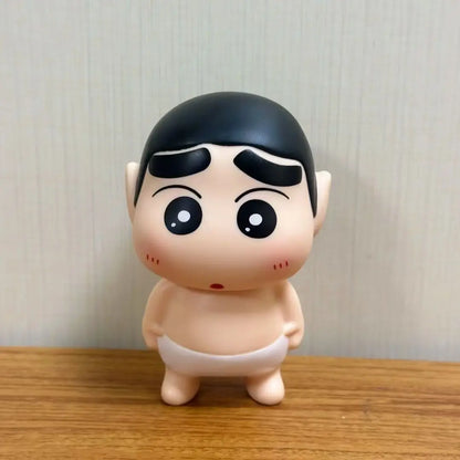 Take Bath Zaemon Crayon Shin-Chan Mobile Phone Stand – Desktop Figure Ornament & Car Decoration Gift Doll