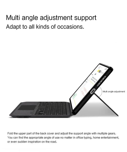 HUWEI Magic Keyboard Case for Lenovo LEGION Y700 2023 8.8" TB-320F 2nd Gen Tablet Cover with TouchPad & Backlit Keyboard