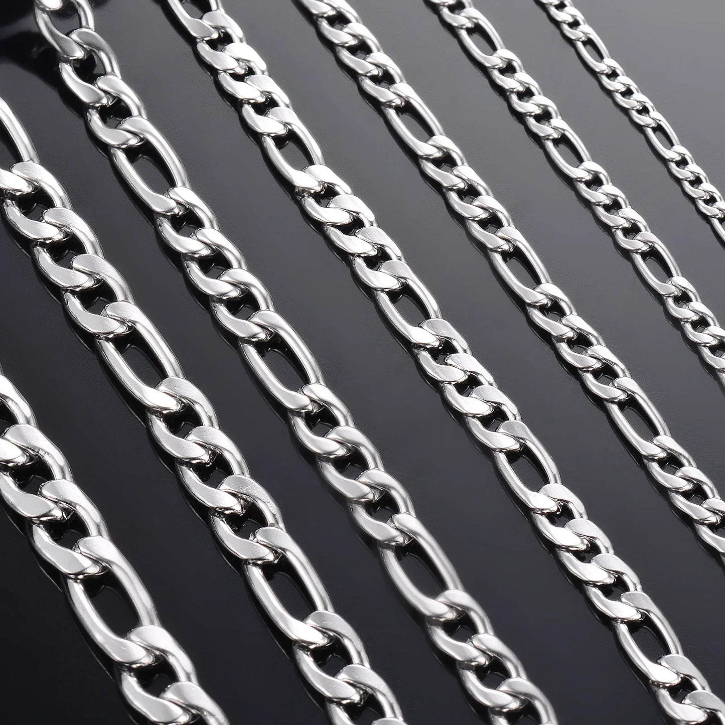 925 Sterling Silver Necklace — 2–12mm Width, 40–75cm Long Chain with Lobster Clasp for Men & Women, Engagement Jewelry
