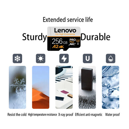 Original Lenovo Micro SD Card – 1TB, 2TB, 512GB, 128GB High-Speed TF Card V30 U3 for Tablet, PS4, Switch & PC