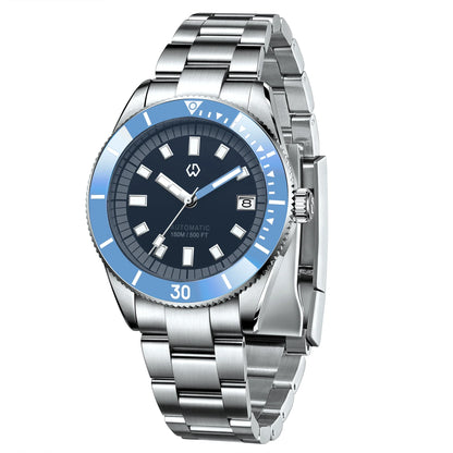 Men’s Automatic Mechanical Watch – Super Luminous Bezel, Japan NH35 Movement, 150M Waterproof Diving Watch