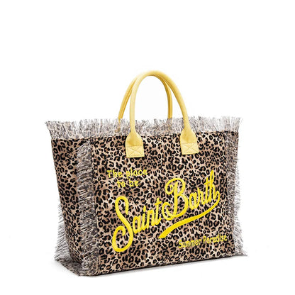 SAINT BARTH Autumn Winter Plush Towel Bag – Women’s Large Capacity Striped Casual Handbag with Tassel