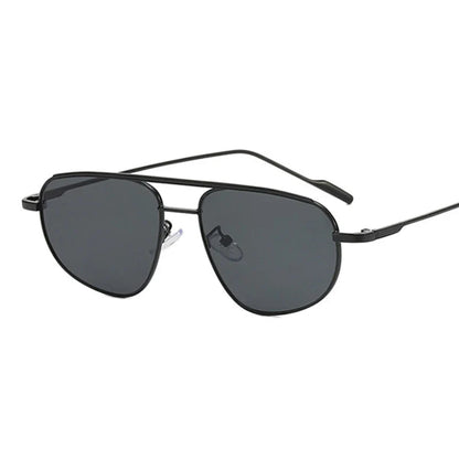 Classic Metal Sunglasses for Men and Women 2022 - Luxury Brand Trendy Square UV400 Shades