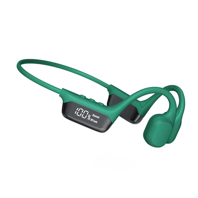 Bone Conduction Bluetooth 5.4 Headphones – Wireless IPX8 Waterproof Earphones for Swimming & Sports with MP3 Player, 32GB Storage