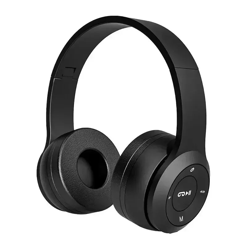2025 New Stereo P47 Bluetooth Headset – Wireless 5.0 Sports Gaming Headset, Folding Design for iPhone & Xiaomi