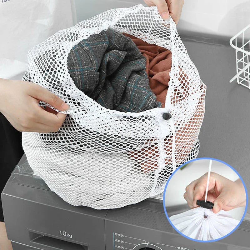 Large Mesh Laundry Bag – Organizer for Bra, Socks, Underwear & Shoes, Washing Machine Clothes Storage