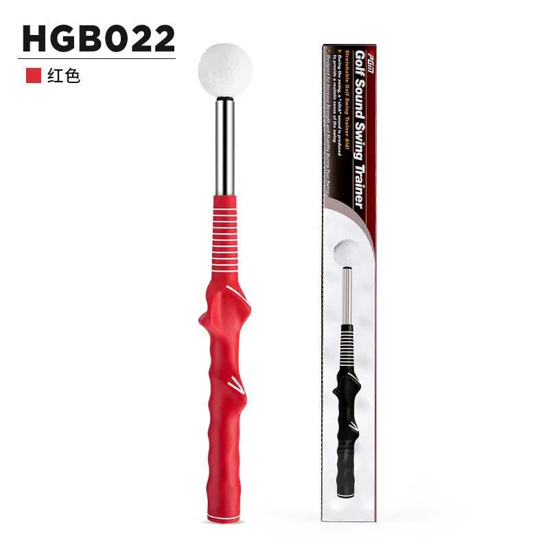 PGM Golf Retractable Swing Practice Stick – Indoor Golf Sound Assistant for Practitioners, Model HGB022