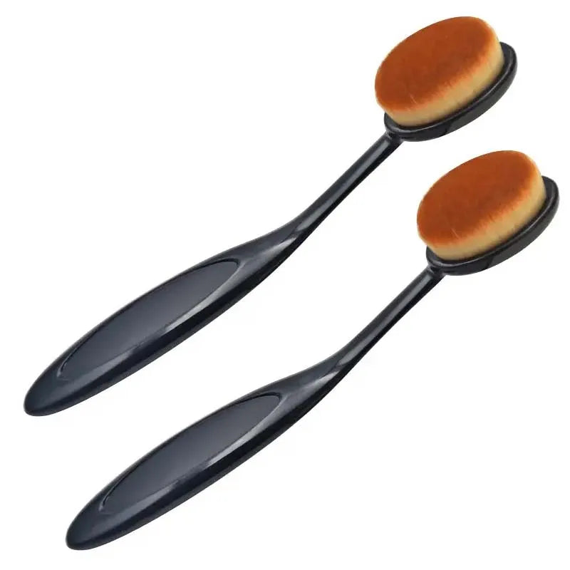 Large Toothbrush Shape Foundation Brush Set (1/2/5/10PCS) – Even Makeup Application Tool for Cream & Powder Cosmetics