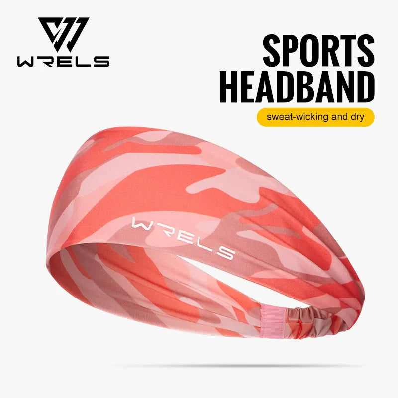 WRELS Moisture-Wicking Sports Headband – Breathable Non-Slip Sweatband for Running, Gym & Fitness (Men & Women)