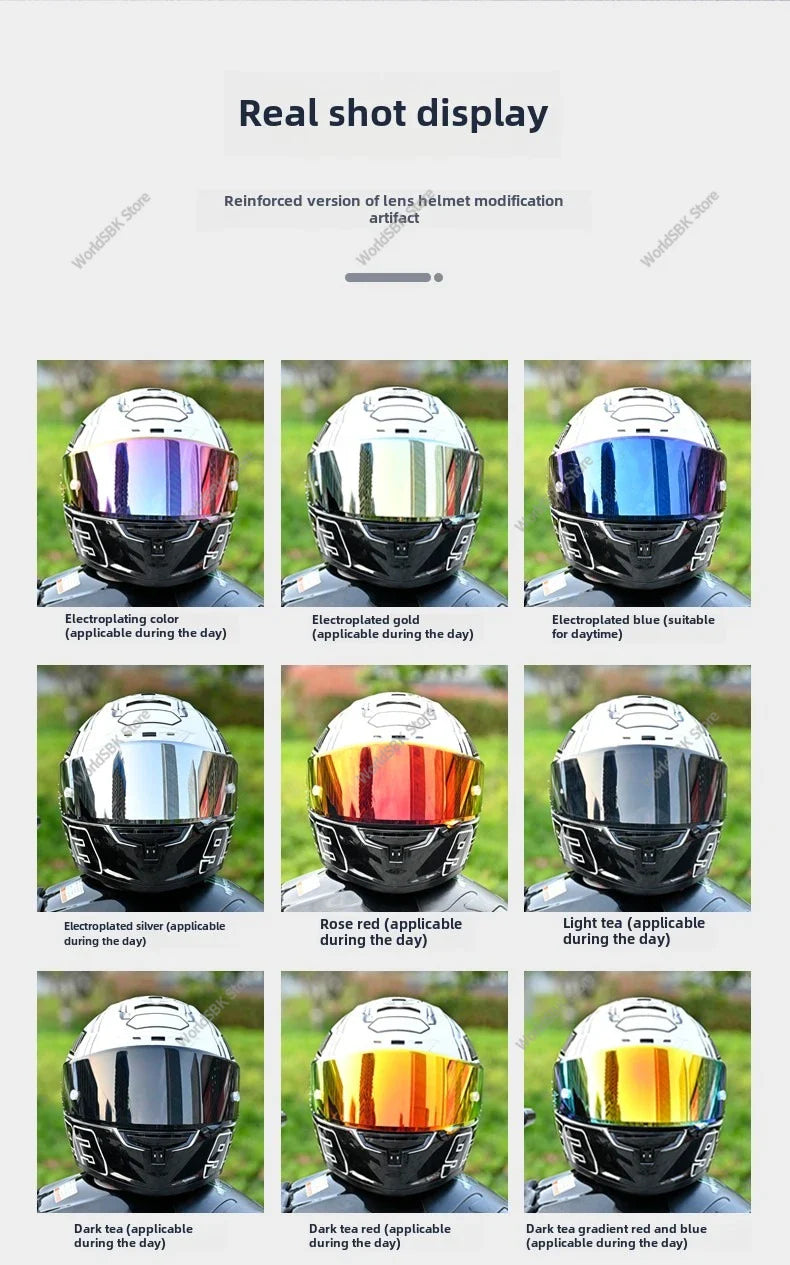 SHOEI Helmet Visor for X-14, Z-7, RF-1200, NXR & More – CWR-1/CWR-F Shield Replacement