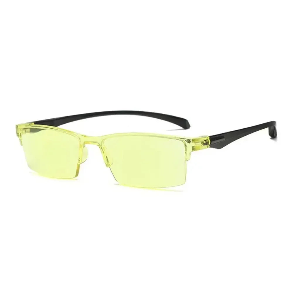 Smart Automatic Zoom Reading Glasses – Autofocus Anti-Blue Ray Half-Rim Eyewear for Near & Far Vision