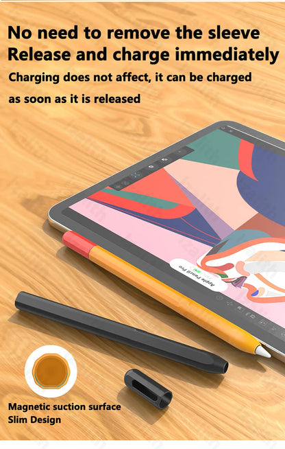 Pencil Case for Apple Pencil Pro | Soft Silicone Ultra-Thin Protective Cover for iPad Pencil
