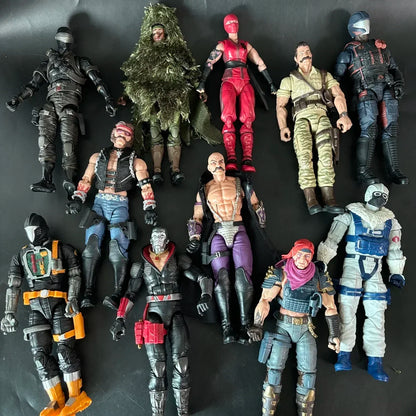 G.I. Joe Classified 6" Action Figures – Dr. Mindbender, Snake Eyes, Dreadnok Torch & Zandar Toy Gift