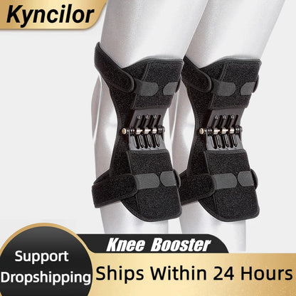 Joint Support Knee Pad — Non-Slip Pain Relief Knee Stabilizer with Power Spring for Sports, Work & Elderly Support