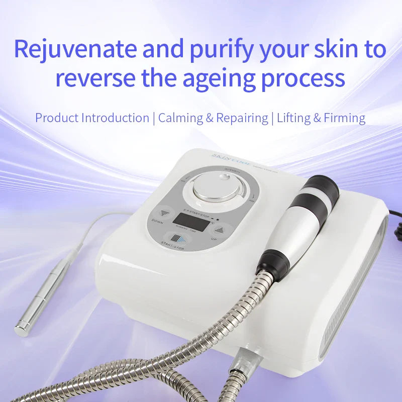 Hot Cold Electroporation No Needle Mesotherapy Machine – Anti-Aging RF Skin Cooling & Face Lifting Facial Equipment