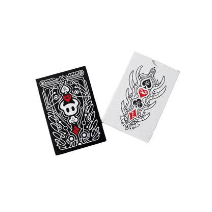 Hollow Knight Standard Poker Card Set — Black & White Playing Cards, Portable Creative Board Game Gift Collection