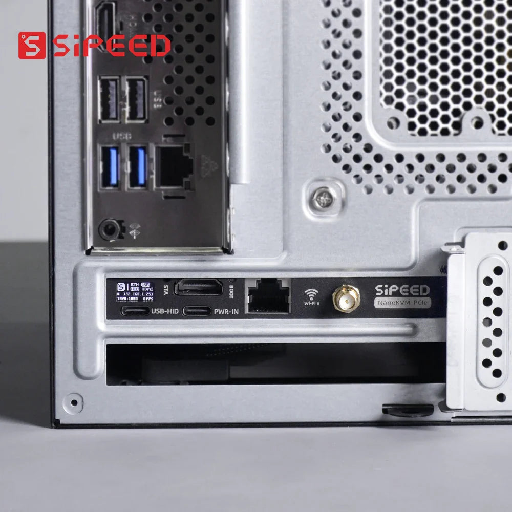Sipeed NanoKVM-PCIe PiKVM – Mini Remote Control Server for Operation & Maintenance with HDMI
