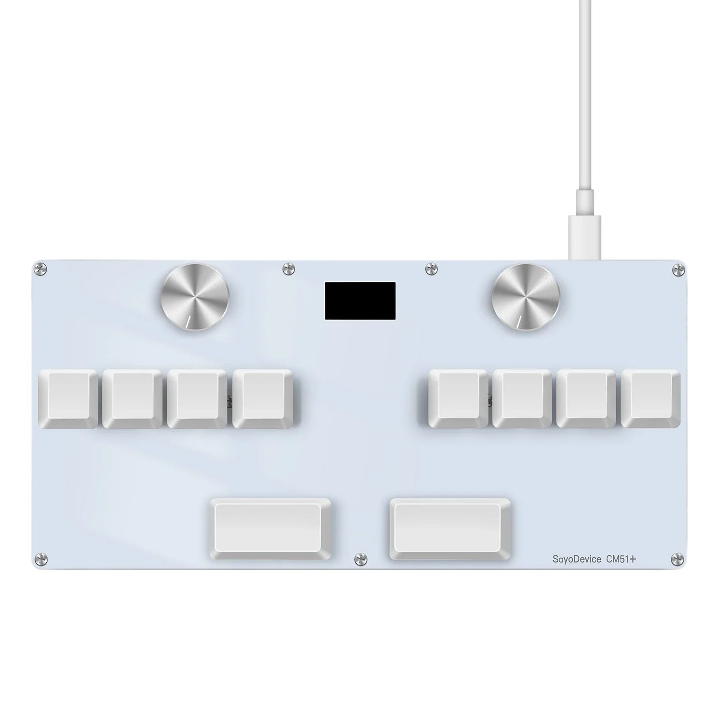 CM51 SayoDevice Rapid Trigger Magnetic Switch Keyboard with Knob & Screen – OUTEMU/Gateron Switch Gaming Macropad for OSU & DJMAX Shortcuts
