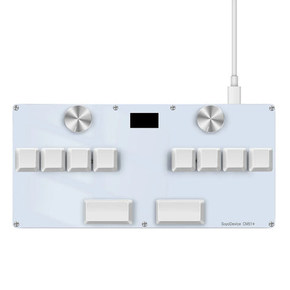 CM51 SayoDevice Rapid Trigger Magnetic Switch Keyboard with Knob & Screen – OUTEMU/Gateron Switch Gaming Macropad for OSU & DJMAX Shortcuts
