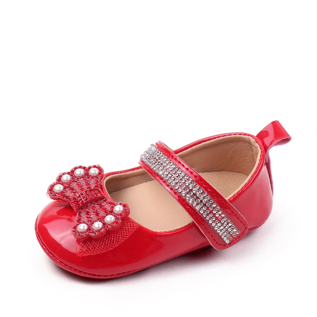 Baby Princess First Walking Shoes - Anti-Slip Learning Walker Shoes for Ages 0-1