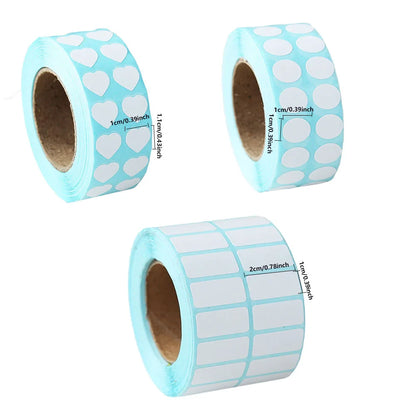 3000PCS Diamond Painting Storage Labels – Self-Adhesive White Blank Stickers for Classification and Organization