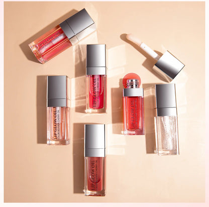 Crystal Jelly Lip Oil – Moisturizing & Plumping Tinted Lip Gloss for Sexy, Glossy Lips