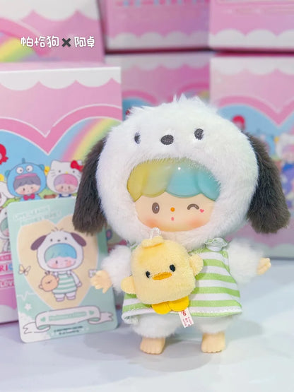 Genuine Sanrio x zZoton Love-League Buddies Vinyl Dolls Blind Box – Cute Hello Kitty & Kuromi Collectible Toys Gift