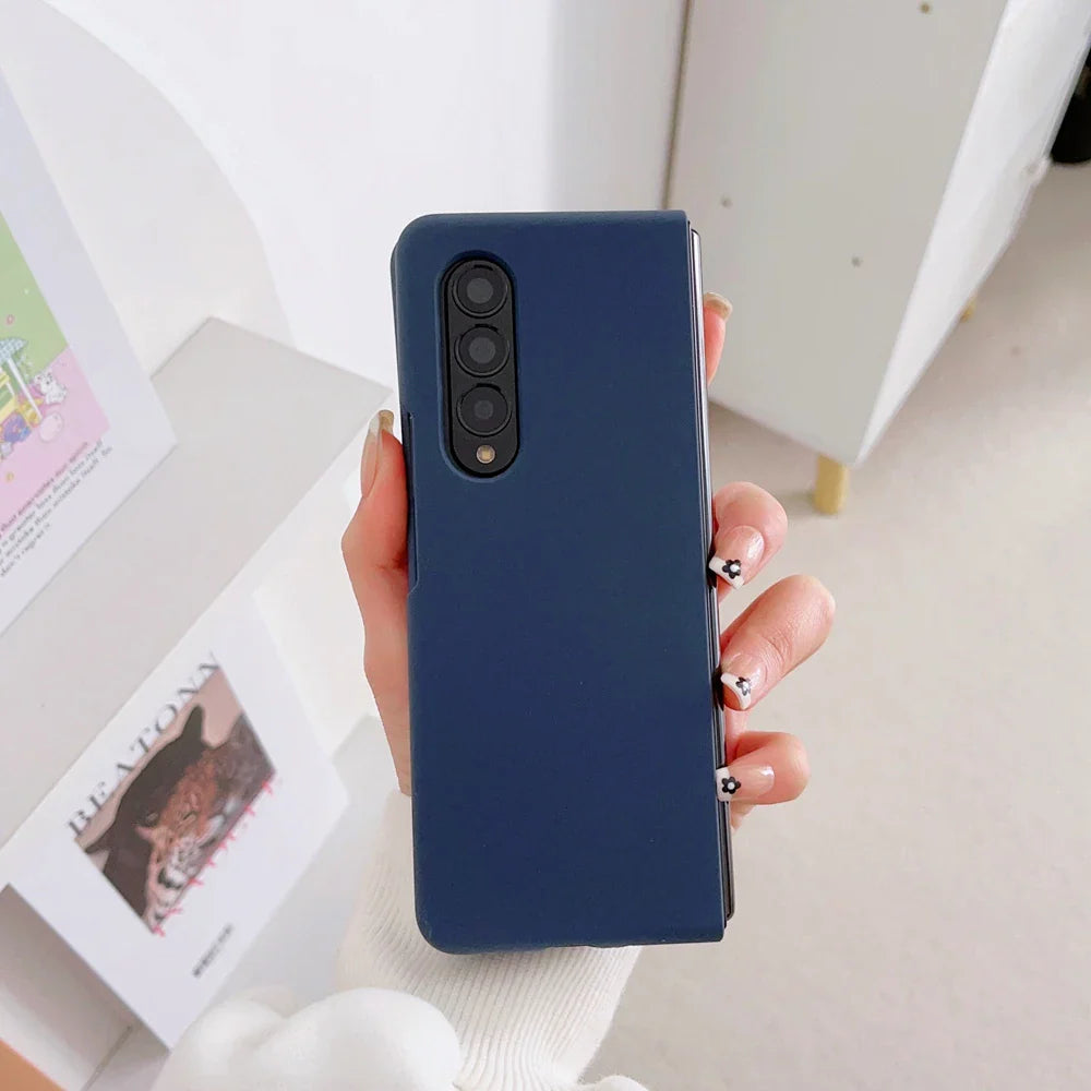 Soft Silicone Shockproof Phone Case for Samsung Galaxy Z Fold 6/5/4/3 – Multi-Color Protective Cover