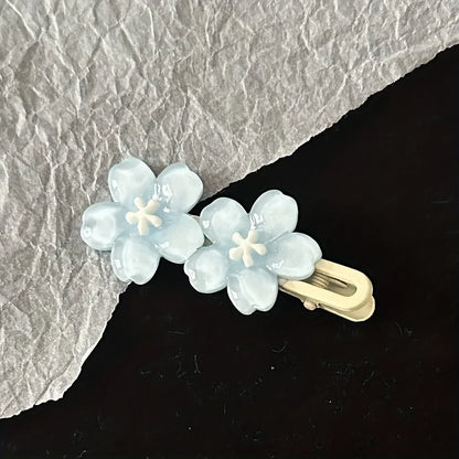 Five-Petal Colorful Duck Hair Clip - Cute Floral Pattern Women’s Hair Accessory