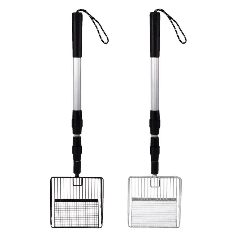 Stretchable Chicken Poop Scooper & Cat Litter Sifter Shovel – Coop Rake Cleaning Tool for Easy Waste Removal and Poultry Coop Maintenance, Pet Accessory
