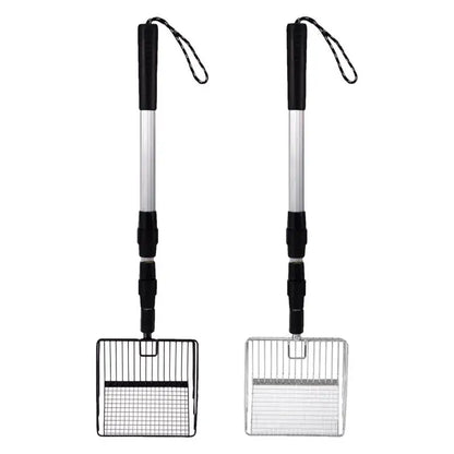 Stretchable Chicken Poop Scooper & Cat Litter Sifter Shovel – Coop Rake Cleaning Tool for Easy Waste Removal and Poultry Coop Maintenance, Pet Accessory