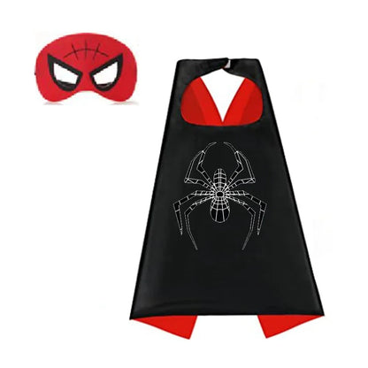 Superhero Capes for Boys & Girls – Cartoon Dress-Up Costume Cloak for Birthday, Halloween & Easter Party