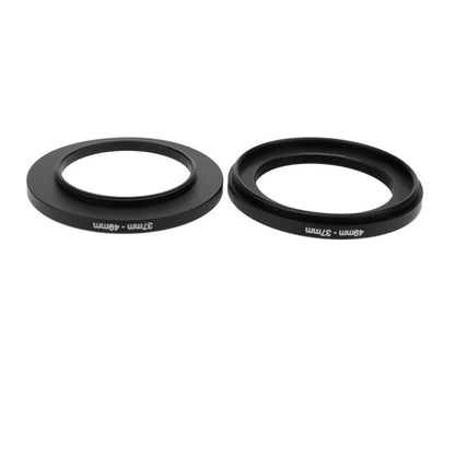 9/18 Pcs Camera Lens Filter Step Up & Down Adapter Rings — Metal Filter Mount Kit for DSLR 37-82mm & 82-37mm
