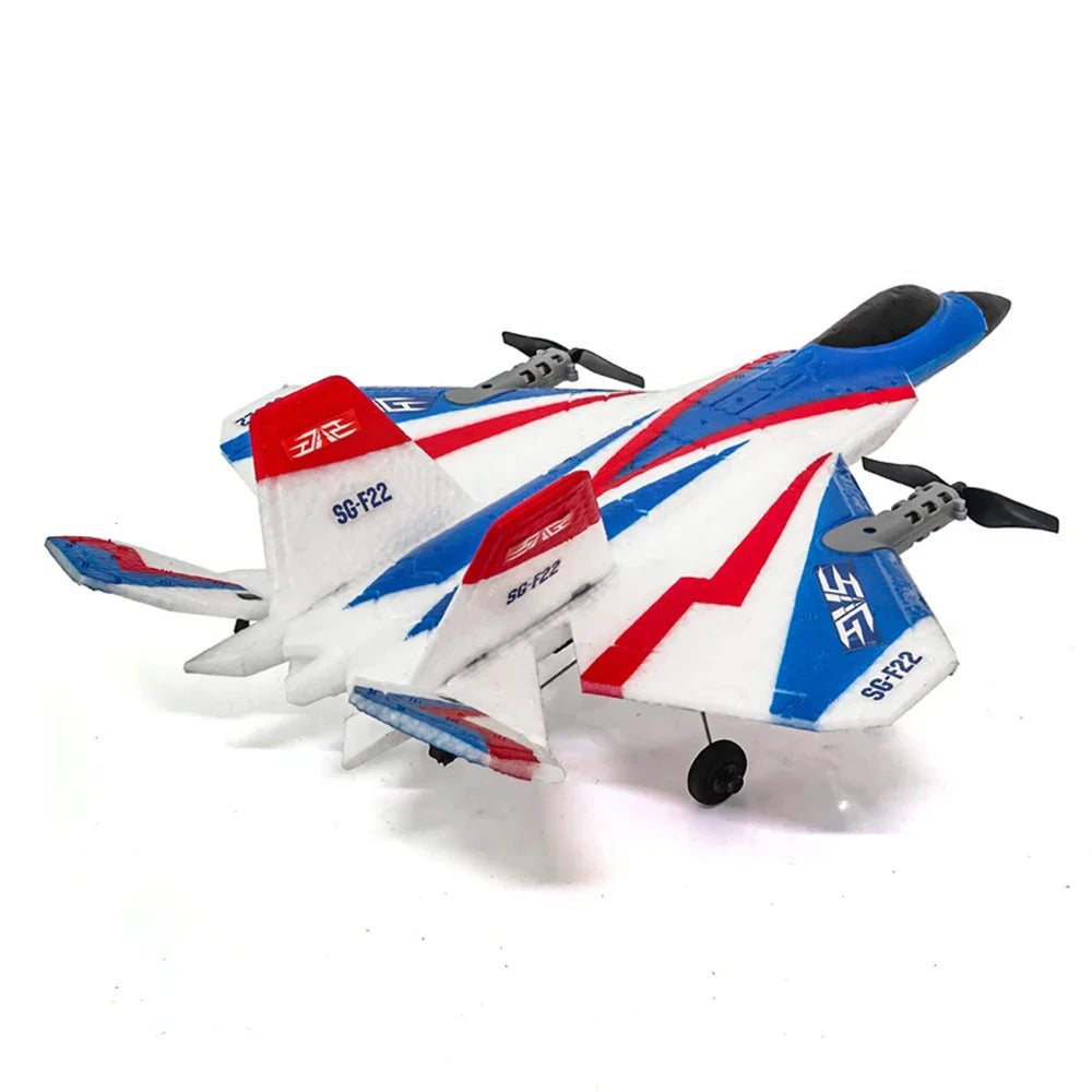 RC F22 Stunt Plane — 2.4G Remote Control 3D Glider Airplane EPP Foam Toy for Kids