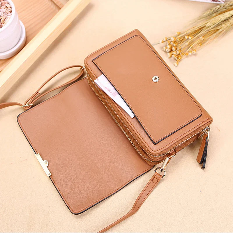 New PU Leather Women's Handbags: Stylish, Multifunctional Shoulder & Crossbody Bags - Large Capacity & Fashionable Phone Purse