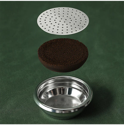 Reusable Coffee Filter Screen – 51/53/58mm Heat Resistant Mesh for Portafilter, Barista Espresso Puck Screen