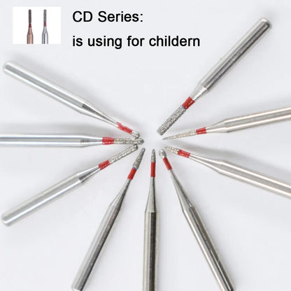 5pcs FG Dia 1.6mm Dental Drills – High-Speed Handpiece Diamond Burs for Teeth Whitening