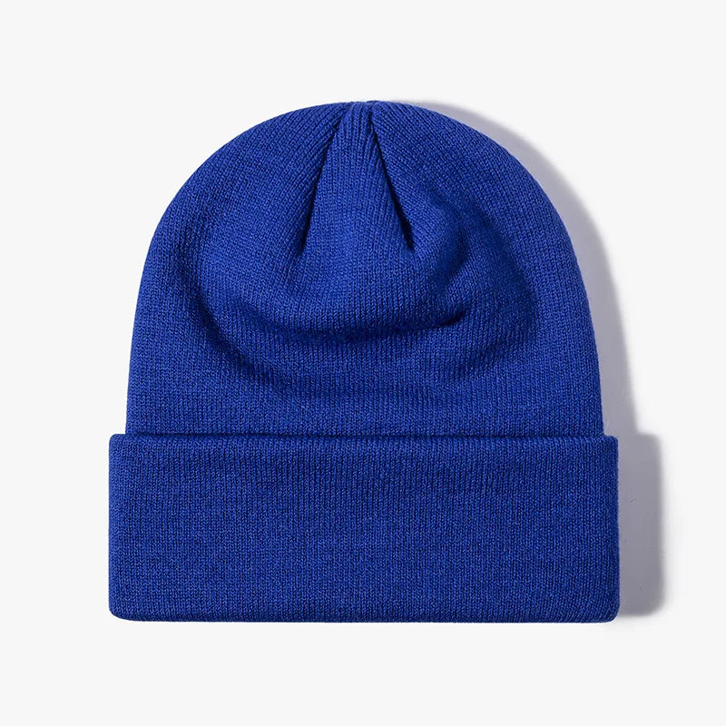 Winter Knit Beanie Hat - Warm Stretch Skull Cap for Boys Girls Adults in Black White Blue Pink & More Colors