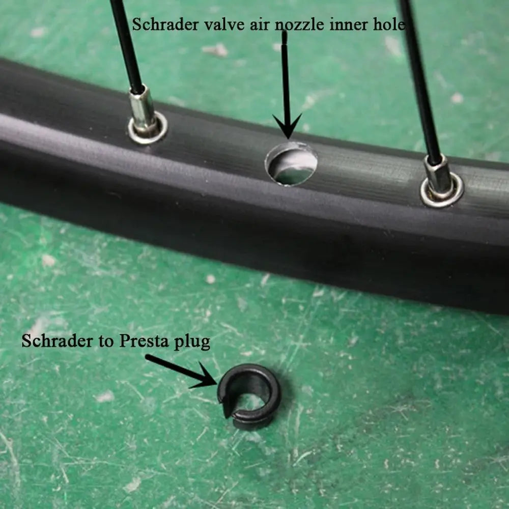 MTB Bike Valve Adapter – Presta to Schrader & AV-FV Conversion for Bicycle Rims