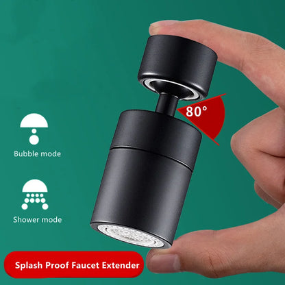 New 2-Mode Kitchen Faucet Spray Head – Adjustable 360° Rotary Splashback Nozzle & Aerator Filter