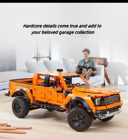 2024 New 1379PCS F-150 Truck Car Building Blocks – Off-Road Pickup Bricks MOC 42126 Toy for Kids, Boys Birthday Gifts