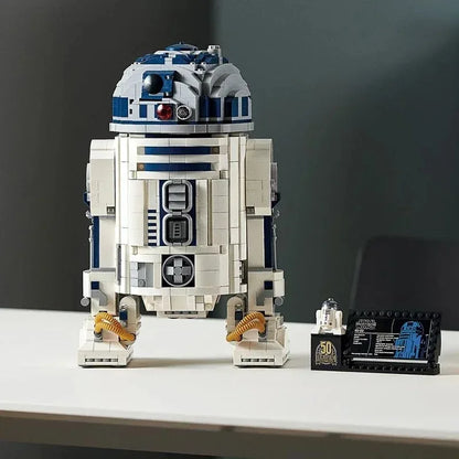 MINISO 75308 Robot Star Space Union R2D2 Model – 2314PCS Building Block Set for Boys Birthday Gifts