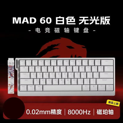 MadCatz MAD60/MAD68 HE 8K Magnetic Switch Gaming Keyboard – 60%/68% Wired RGB Mechanical Keyboard with Rapid Trigger & Custom Keys