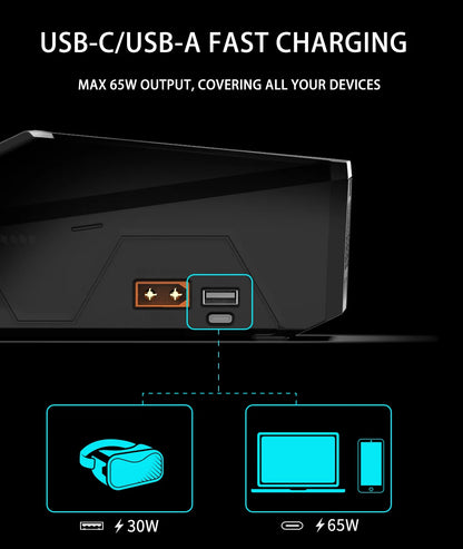 ToolkitRC Q6AC Charger AC 400W/DC 1000W 4-Channel with 65W USB & 15W Wireless Charging for LiPo NiMH PB Batteries