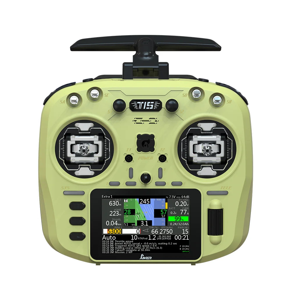 Jumper T15 FPV Radio Controller – Hall Sensor, Color Screen, EDGETX/ELRS for Long Range RC Drone