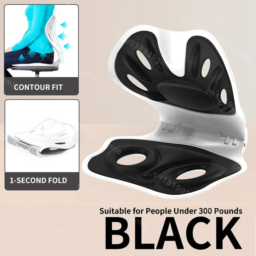 Ergonomic Waist Protection Cushion — Foldable Back Support for Pain Relief, Anti-Hunchback Posture Correction