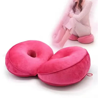 Orthopedic Dual Comfort Seat Cushion – Pelvis Support & Hip Lift Pillow for Pressure Relief & Posture Improvement