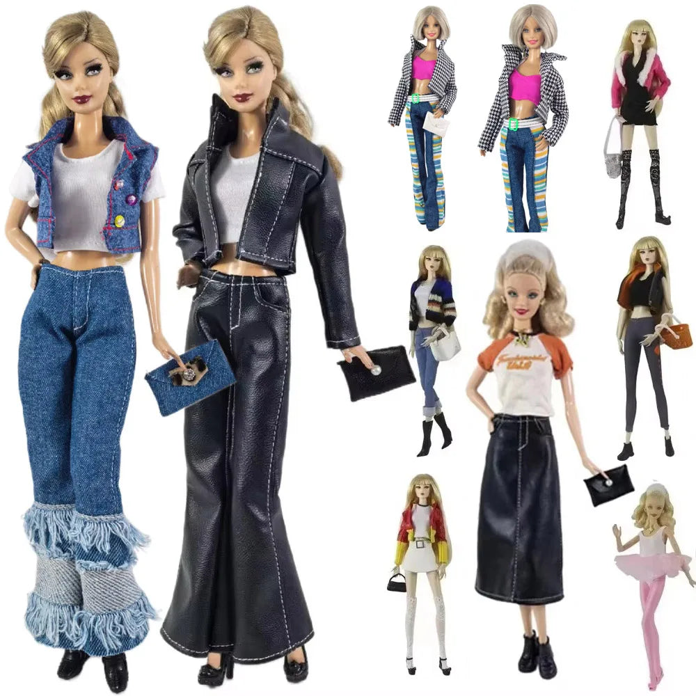 Handmade BABI Doll Clothes – Overcoat Outfit for 11.5-inch (30cm) BJD Dolls, Multiple Styles Gift Set