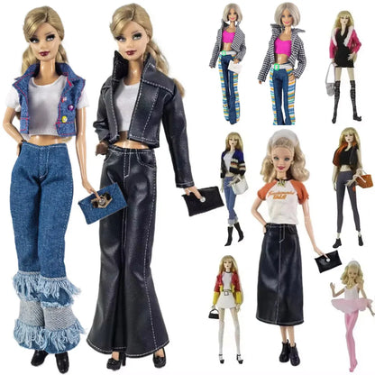 Handmade BABI Doll Clothes – Overcoat Outfit for 11.5-inch (30cm) BJD Dolls, Multiple Styles Gift Set