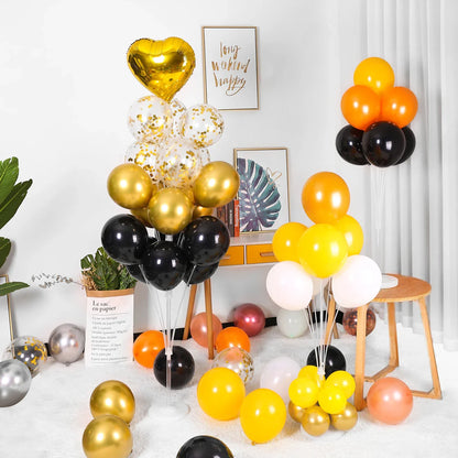 Versatile Birthday Balloon Stand: Durable Holder and Stick Tubes for Party Decorations - Ideal for Weddings, Birthdays, and Baby Showers